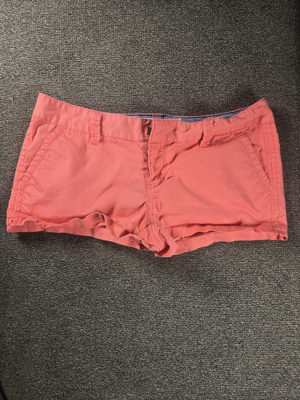 Aeropostale Coral Pink Cotton Jean Shorts